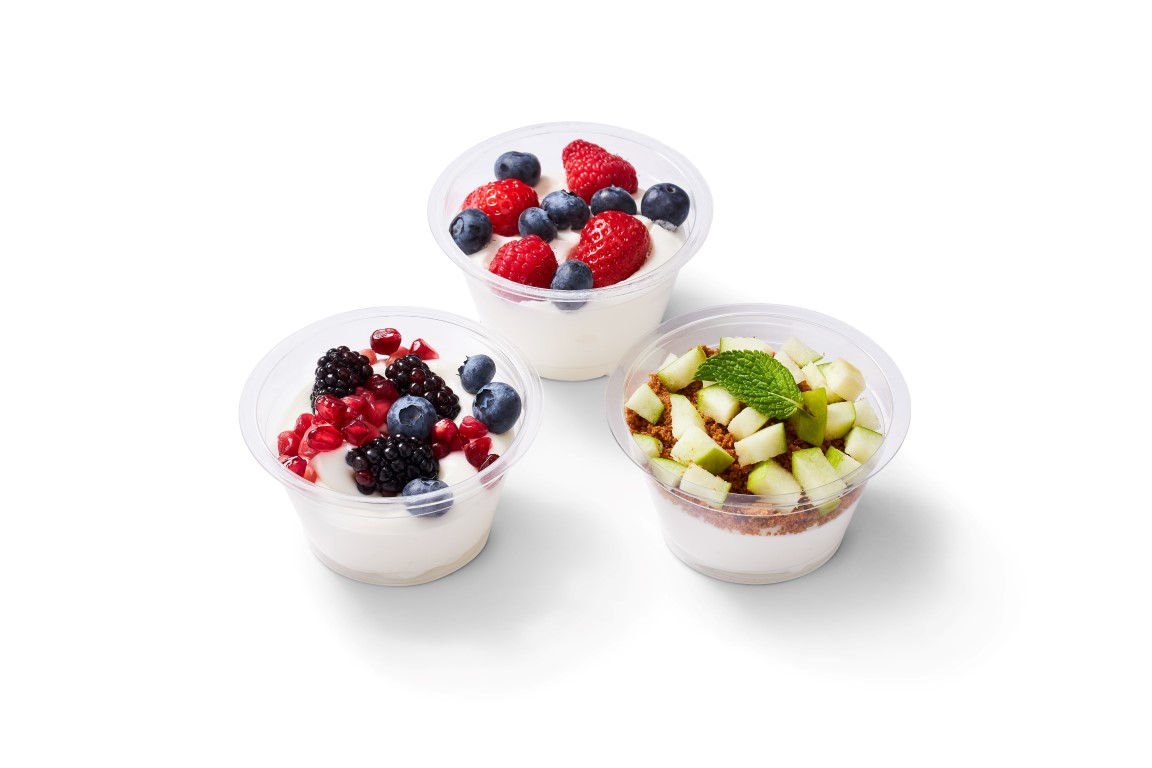 Fruit met yoghurt